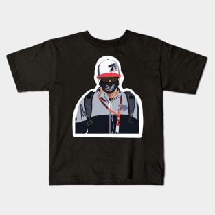 Kimi Raikkonen at the 70th Anniversary Grand Prix 2020 Kids T-Shirt